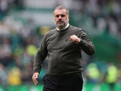 El entrenador del Celtic, Ange Postecoglou, el pasado sábado tras ganar 4-0 al Rangers.