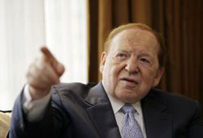 Sheldon Adelson, consejero delegado de Las  Vegas Sands.