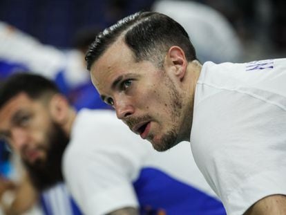 Thomas Heurtel con el Real Madrid antes de enfrentarse al Zenit el pasado 4 de febrero en el Wizink Center.