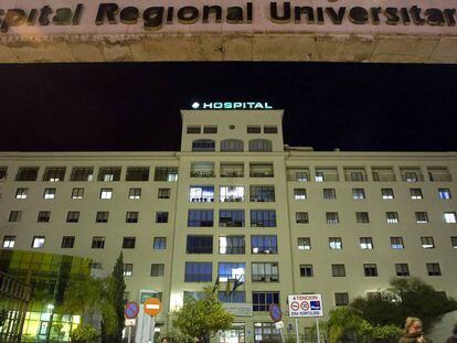 Imagen del Hospital Regional de M&aacute;laga.