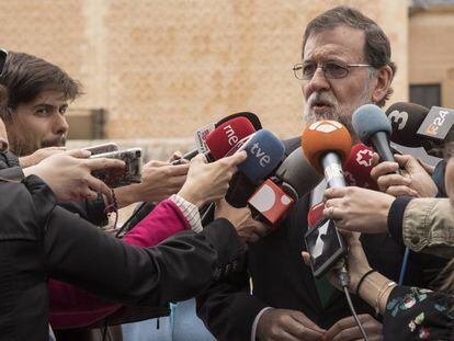 Mariano Rajoy en el acto de imposición de las Cruces de la Orden Civil Alfonso X.