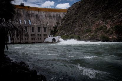 The La Boquilla dam hydroelectric plant, in Chihuahua, in September 2020.