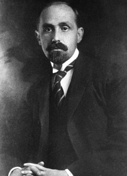 El poeta Juan Ramón Jiménez, en una foto tomada hacia 1914.