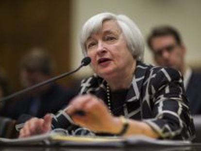 Imagen de la presidenta de la Reserva Federal (Fed), Janet Yellen.