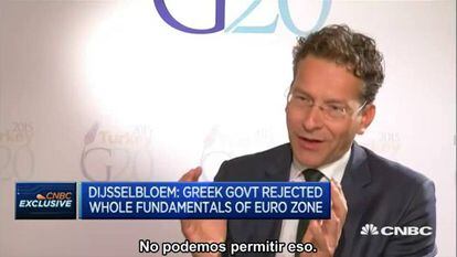 Llevará tiempo el volver a confiar en Grecia: Presidente del Eurogrupo