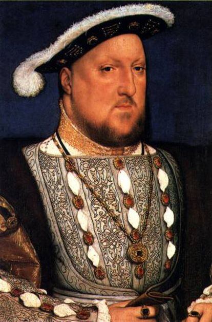 Retrato de Enrique VIII de Inglaterra, obra de Hans Holbein 'El Joven', expuesto en el museo Thyssen Bornemisza de Madrid.