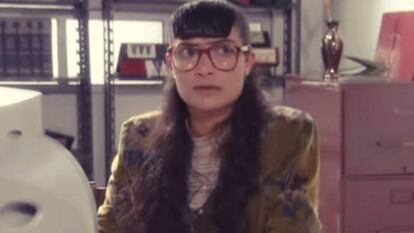 La actriz Ana María Orozco, en 'Yo soy Betty, la fea'. / Vídeo promocional de la serie.