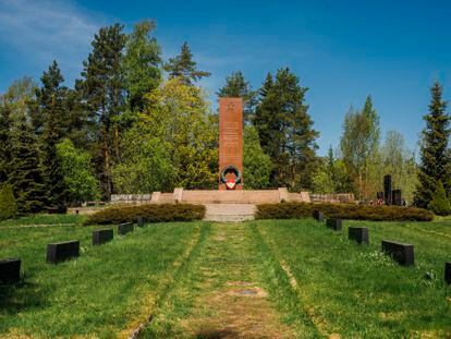 Cementerio soviético en la zona de Porkkala. 
