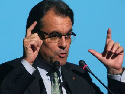 Artur Mas, en la C&aacute;mara de Comercio de Tarragona.