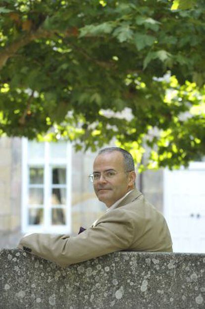 El conselleiro de Educación, Jesús Vázquez, el pasado sábado en Baños de Molgas (Ourense).