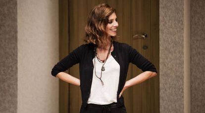 Maribel Verdú, durante la representación de la obra 'Invencible'.