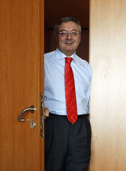 José Blanco, en su despacho de la sede federal del PSOE.