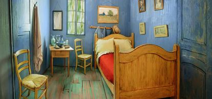 Recreaci&oacute;n de &lsquo;La habitaci&oacute;n de Van Gogh en Arles&rsquo;. 