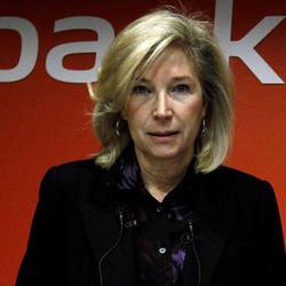 María Dolores Dancausa, consejera delegada de Bankinter, durante la presentación de los resultados obtenidos por la entidad en 2012