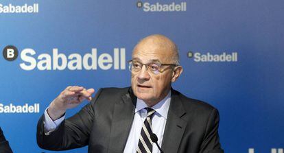 Josep Oliú, presidente de Banco Sabadell.