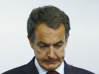 Zapatero, tras la derrota.