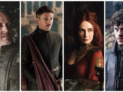 Stannis Baratheon, Petyr Baelysh, Melisandre y Ramsay Bolton derrochan sadismo por los cuatro costados.