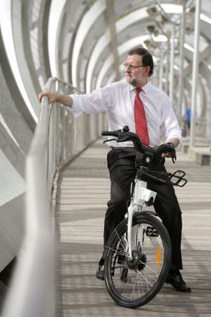 Mariano Rajoy, en la campaña del 24-M.