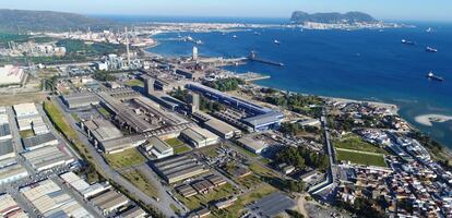 Fábrica integral de Acerinox en el Campo de Gibraltar.