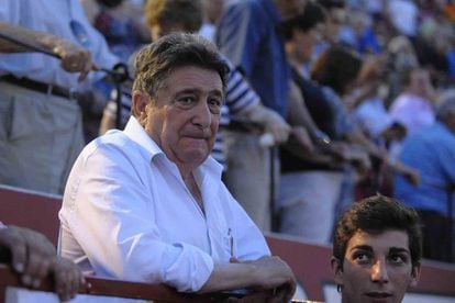El ganadero Domingo Hernández.