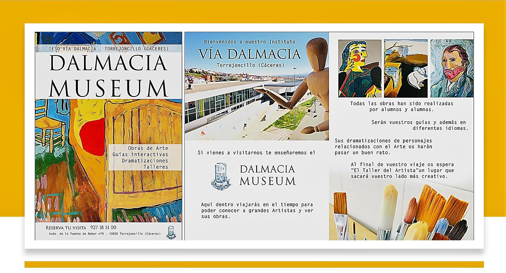 Cartelería de la inauguración del “Dalmacia Museum”.