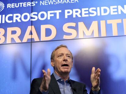 El presidente de Microsoft, Brad Smith