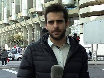 Antonio Nieto, en los aledaños del Bernabéu. Vídeo: A. NIETO
