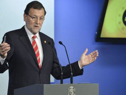 Rajoy, este viernes en Bruselas, tras la cumbre.