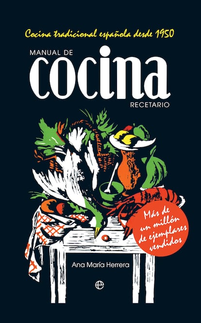 Portada del Manual de cocina de Ana María Herrera (La Esfera de los libros).