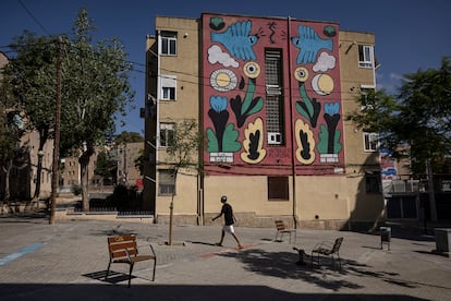 La Florida és un barri de la perifèria de l’Hospitalet que, per obra i gràcia de Morad, s’ha  transformat en centre de pelegrinatge de la música urbana. ALBERT GARCIA