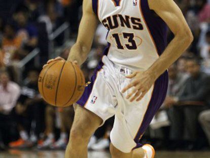 Steve Nash, durante un partido con los Phoenix Suns.