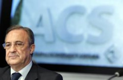 Florentino P&eacute;rez, presidente de ACS.