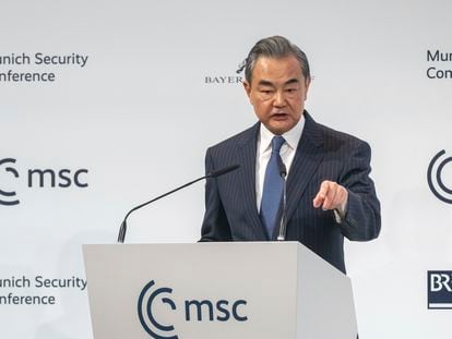El responsable de Exteriores chino, Wang Yi, intervenía el sábado en la Conferencia de Múnich.