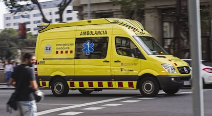 Una ambulància del SEM, imatge d'arxiu.