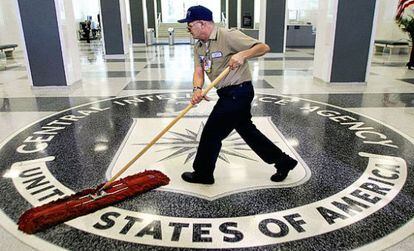 La entrada de la sede de la CIA en Langley (Virginia).