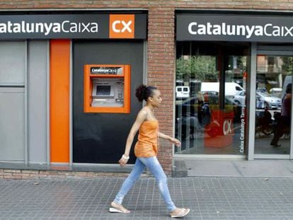 Sucursal de CatalunyaCaixa en Barcelona.