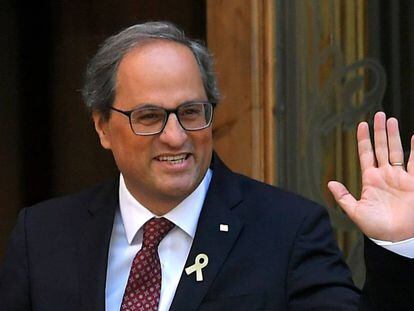 El presidente de la Generalitat Quim Torra.