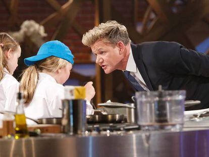 Gordon Ramsay, durante el programa 'Masterchef junior' en su edición de 2015.