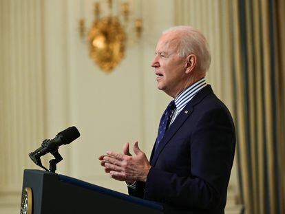 Joe Biden, el pasado sábado en la Casa Blanca.