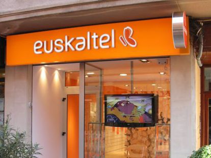 Una tienda de Euskaltel. 