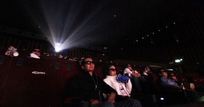 Espectadores en una sala de cine en la Ciudad de México, en junio del pasado año.