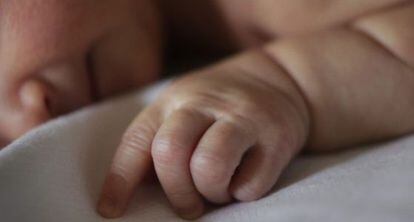Imagen de archivo de un recién nacido.