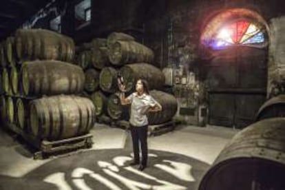 La bodega de José María da Fonseca, en Azeitão (Portugal).