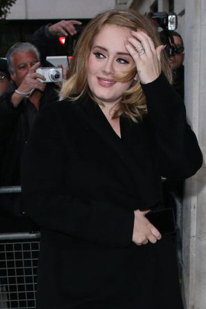 La cantante Adele, en Londres.