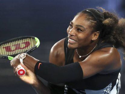 Serena Williams, en un partido el pasado enero