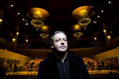 Juanjo Mena, director de orquesta, en el Auditorio Nacional.