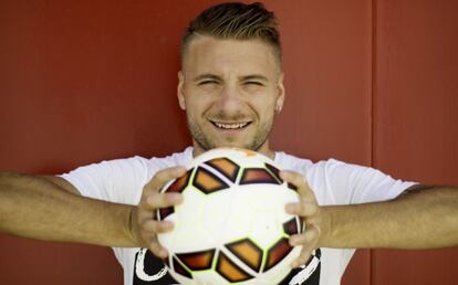 Ciro Immobile, en la ciudad deportiva del Sevilla