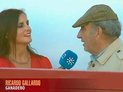 Noelia López y Ricardo Gallardo, en el momento de la retransmisión en directo.