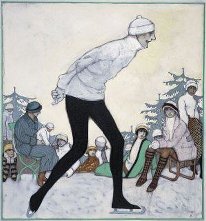 'Sobre la nieve', obra de 1913.