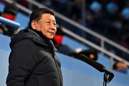 Xi Jinping, en la inauguración de los Juegos Olímpicos de Invierno, en Pekín, el 4 de febrero.